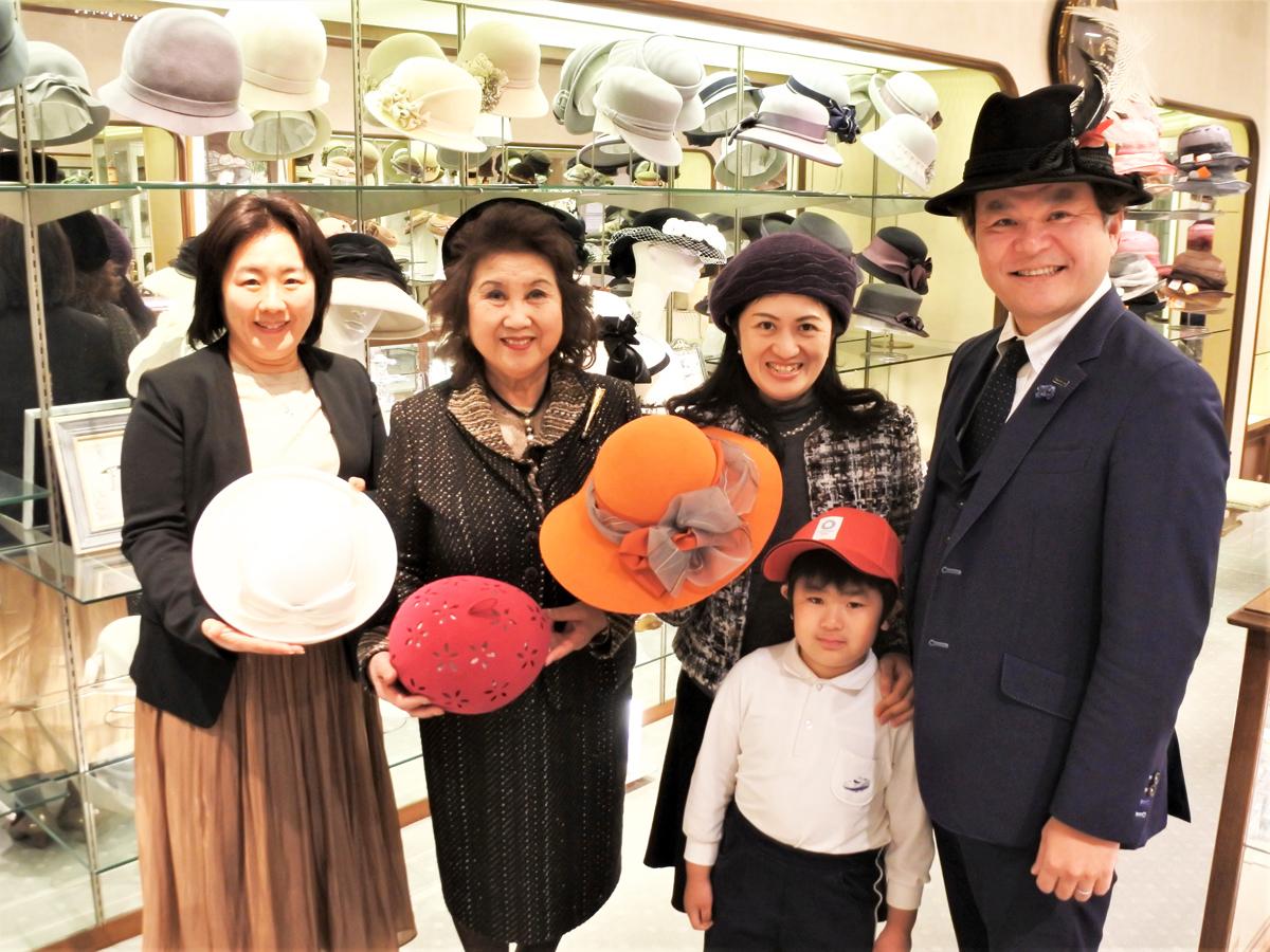 神戸の帽子専門店「マキシン」が創業80周年 五輪・博覧会・企業の制帽