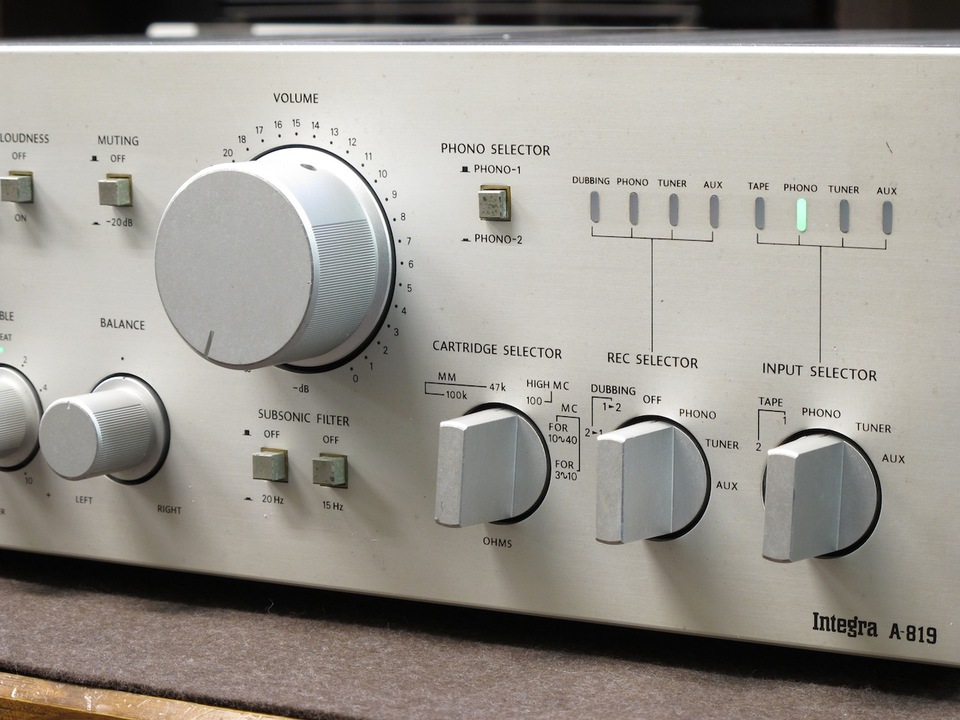 integra A-819 ONKYO - HiFi-Do McIntosh/JBL/audio-technica/Jeff