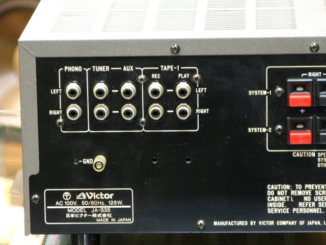 Victor プリメインアンプJA-S35 ビクター パワーメーターLED Yahoo