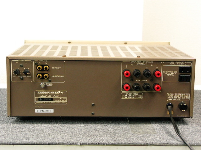 SM-6 MARANTZ - 中古オーディオ 高価買取・販売 ハイファイ堂