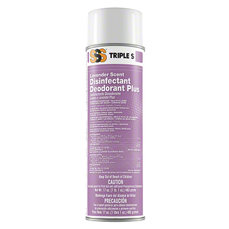 SSS® Lavender Disinfectant Deodorant Plus - 17 oz. | Sarco Supply
