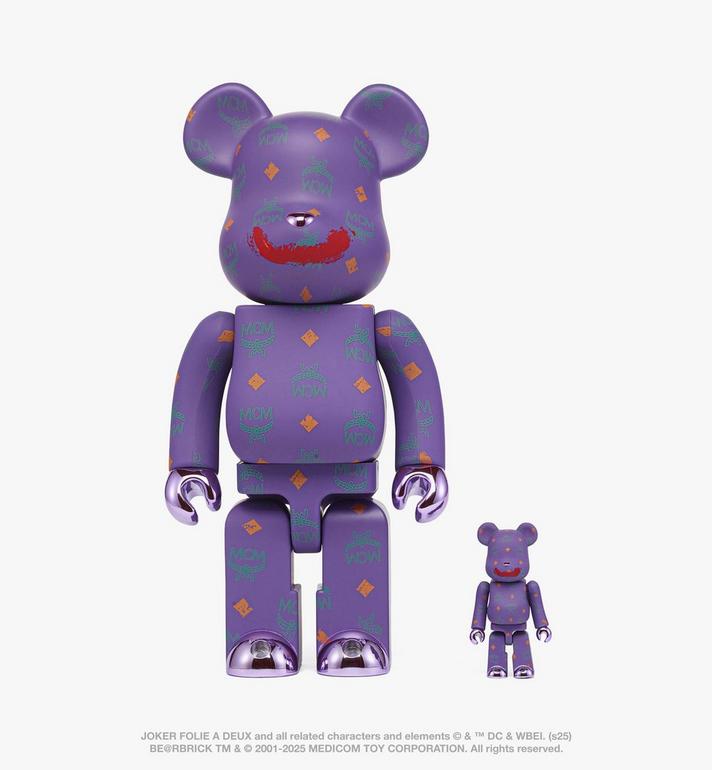 One Size MCM X BE@RBRICK JOKER 100% & 400% Set Purple | MCM ®US