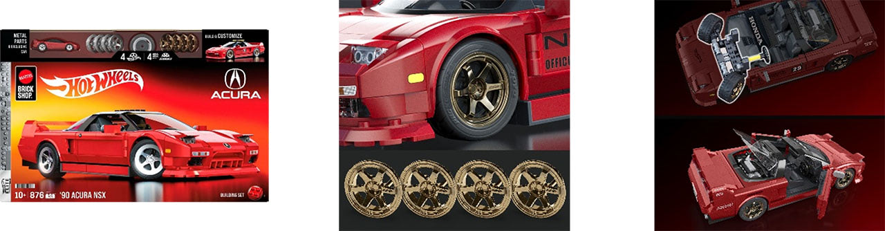 アキュラNSXやベンツ300SLなどの人気車種が！ ビルディングセット