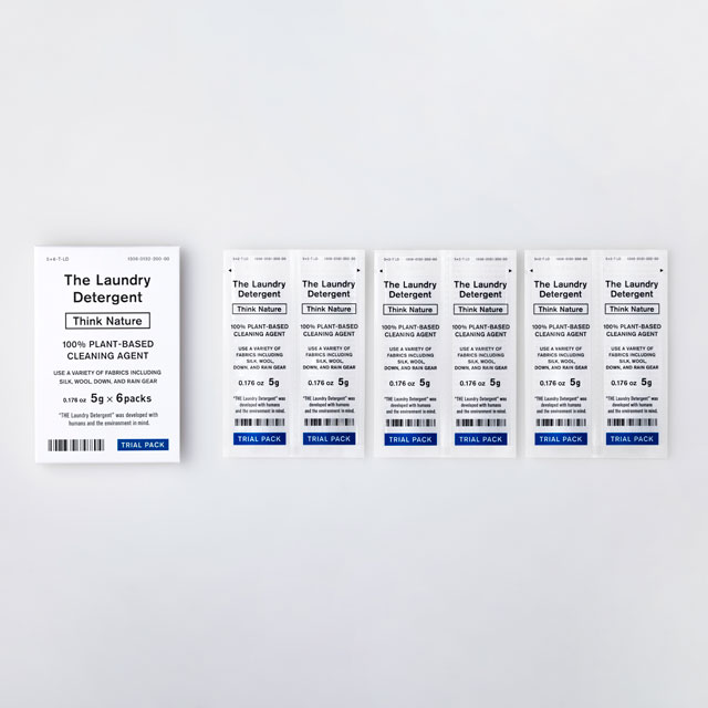 THE洗濯洗剤 トライアルパックセット Think Nature 5g×6｜風呂と掃除