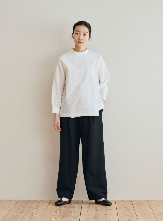 刺繍のかさねブラウス｜衣料品｜中川政七商店 公式サイト