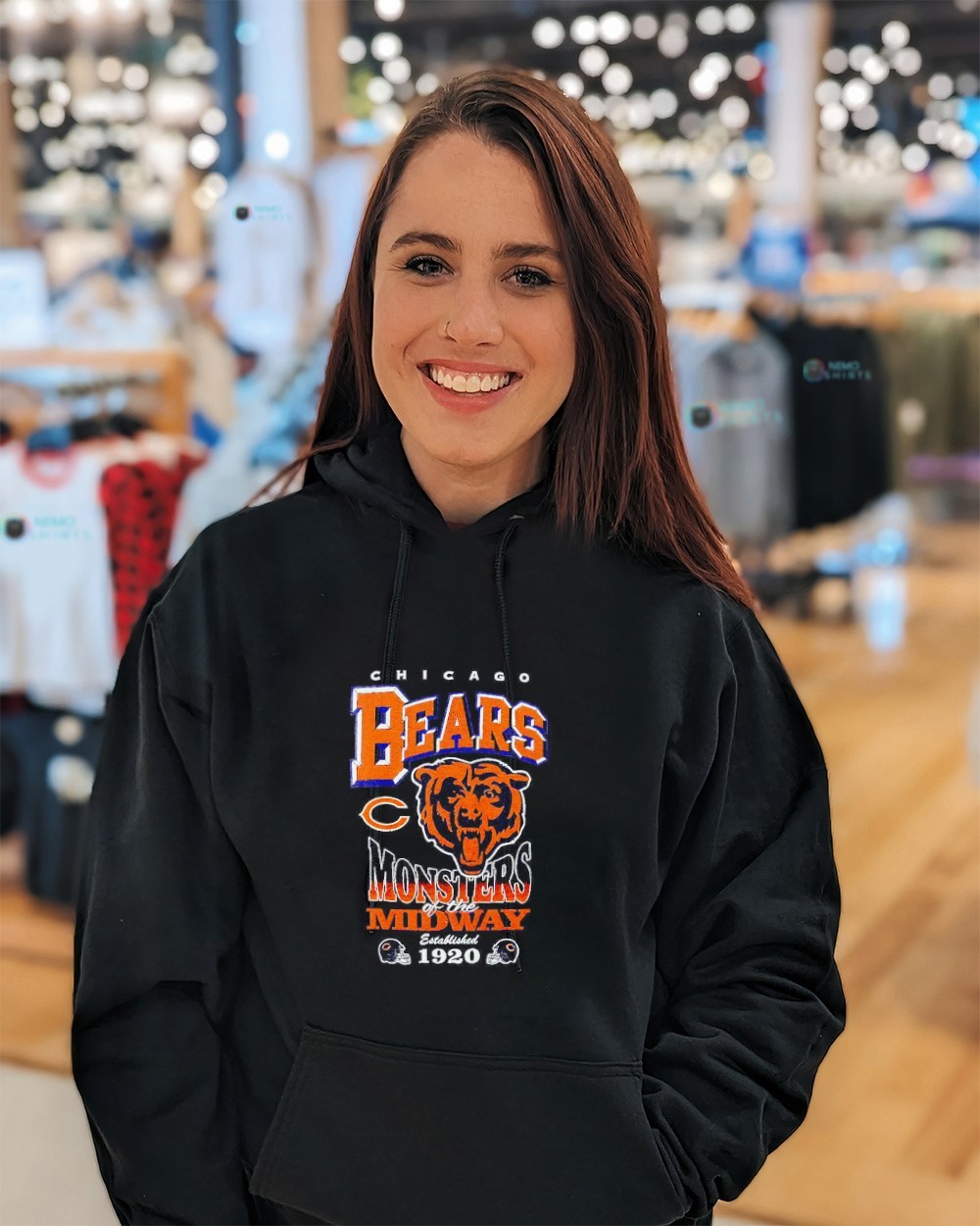 Chicago Bears NFL monsters of the midway est 1920 shirt, tee, tops