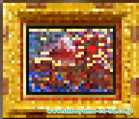 絹谷幸二「朝光誉れ赤富士」ミクストメディア 6号 :: 絵画買取・販売