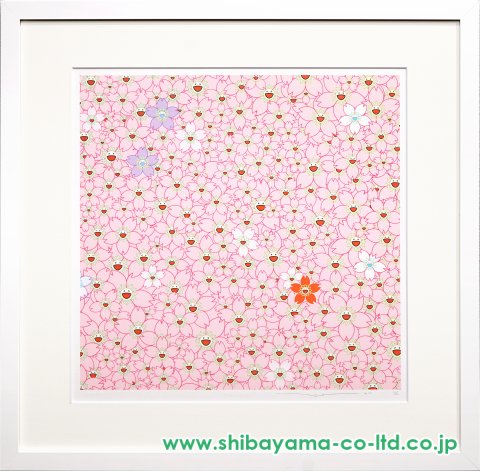 村上隆「桜」シルクスクリーン :: 絵画買取・販売 - シバヤマ