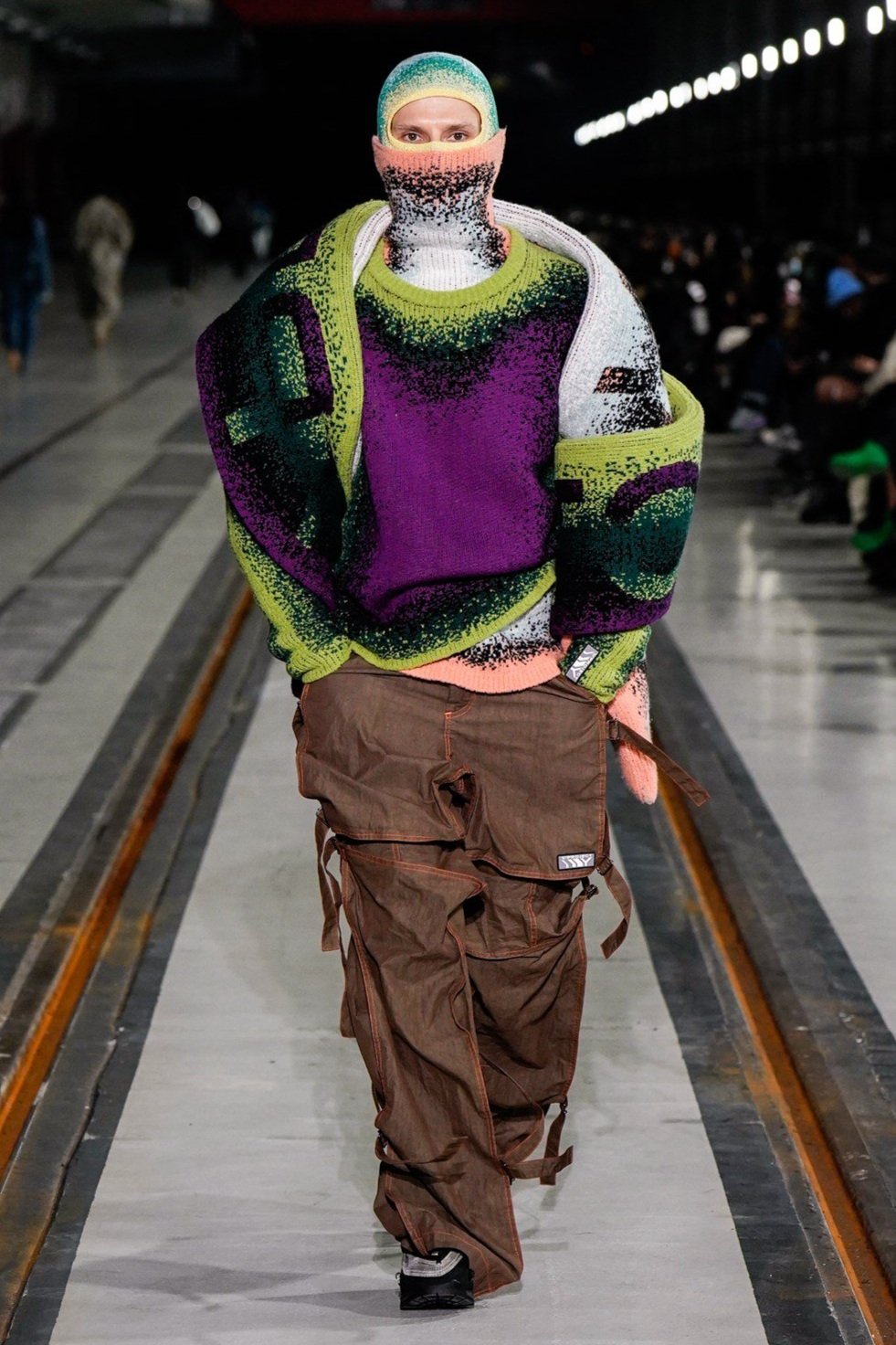 Y/Project Gradient Heavy Knit Sweater — SLOW WAVES