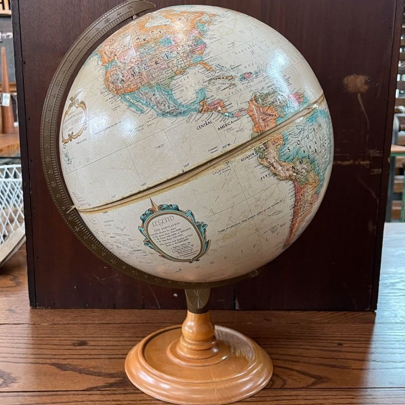 1960s Replogle 12 inch World Classic Globe — Aurora Mills