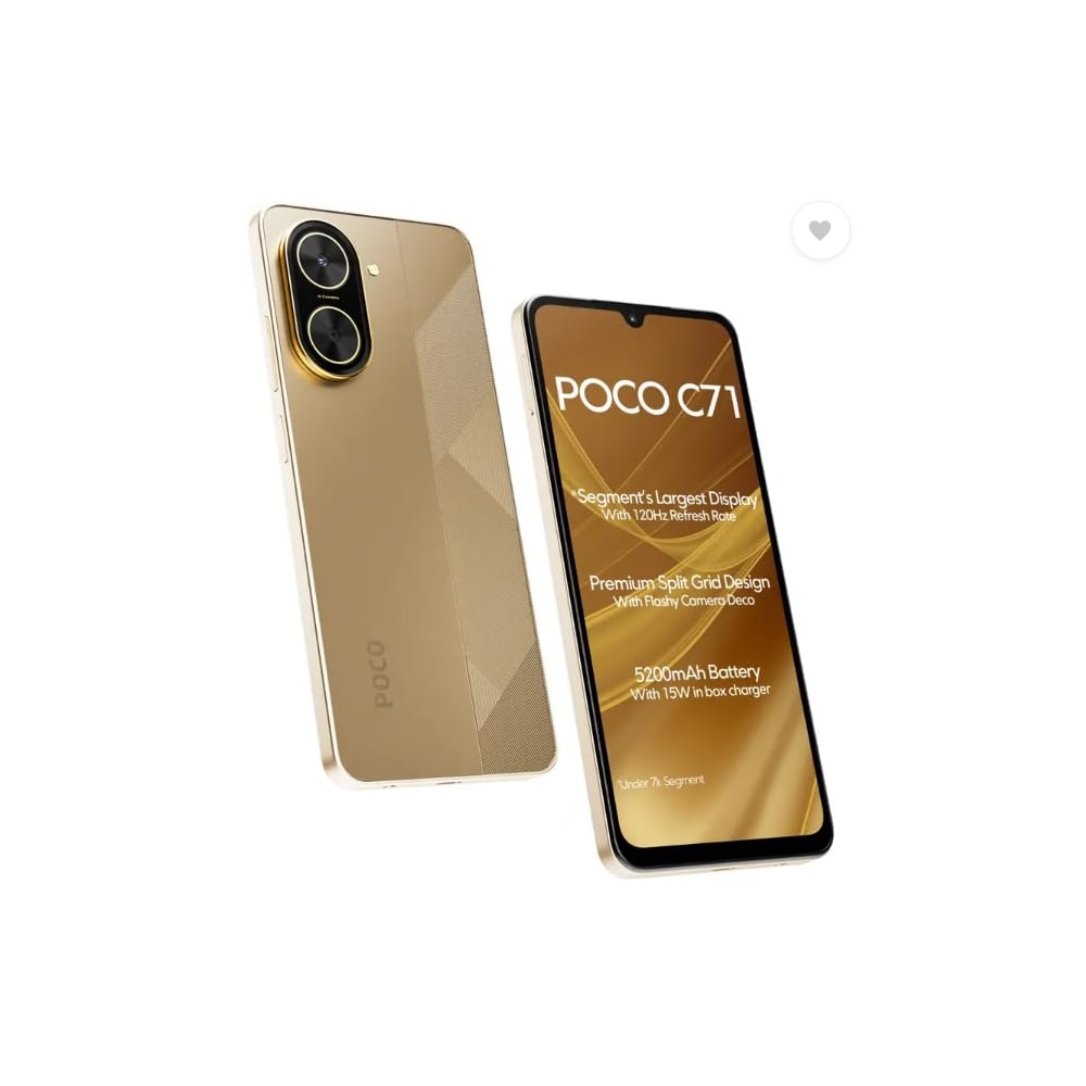 POCO C71, Desert Gold (4GB, 64GB) - Price History