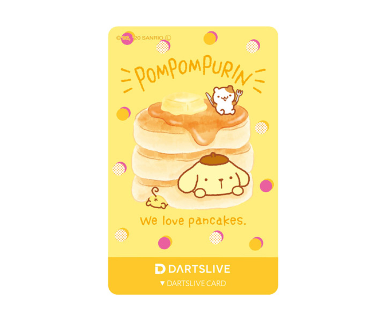 ゲームカード【ダーツライブ】ポムポムプリン パンケーキ｜ダーツ用品