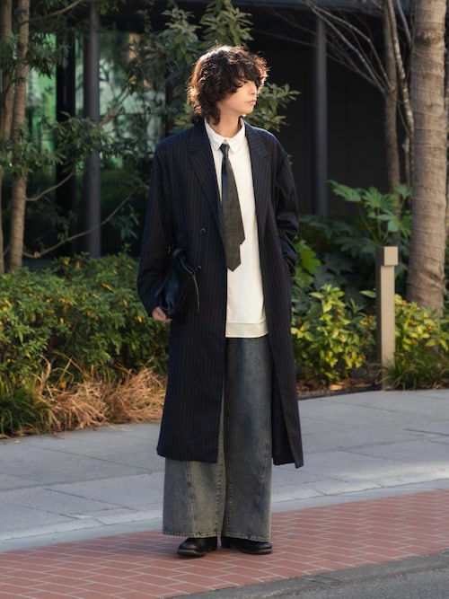 ダブルブレストロングコート（その他アウター）｜SENSE OF PLACE by