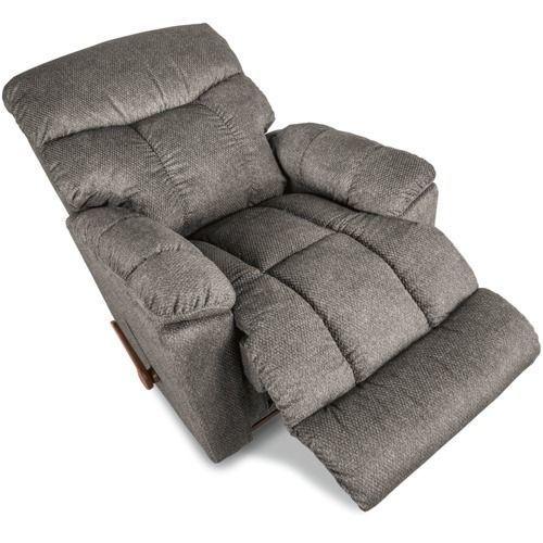 LA-Z-BOY Morrison Chaise Rocking Recliner in Silver (10-766