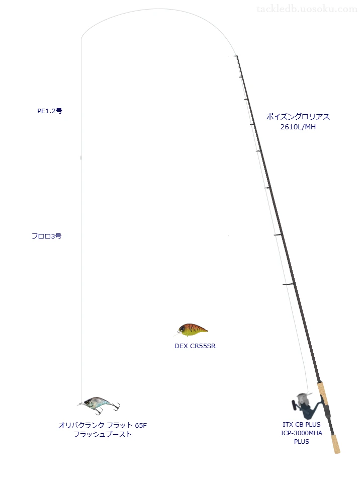 ポイズングロリアス 2610L/MH使用タックル！インプレ及び合うリールや