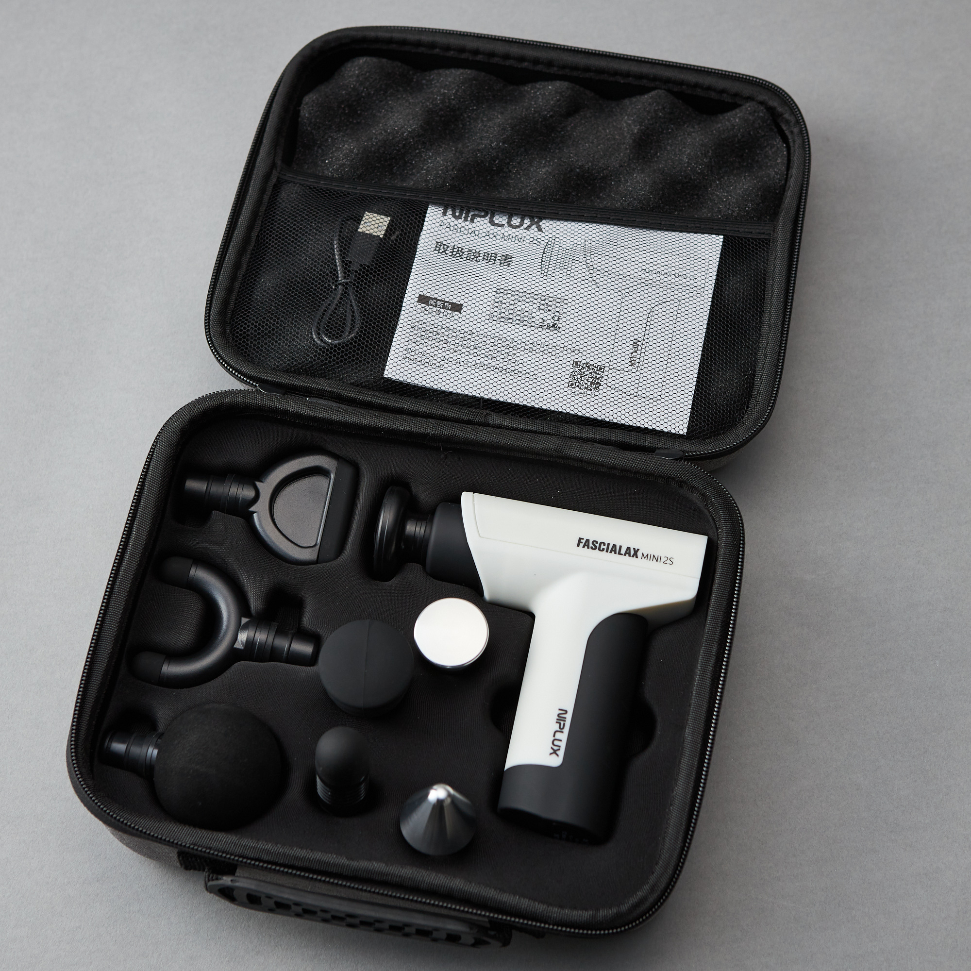 軽量&お顔にも使える】筋膜リリースガン＜FASCIALAX MINI 2S