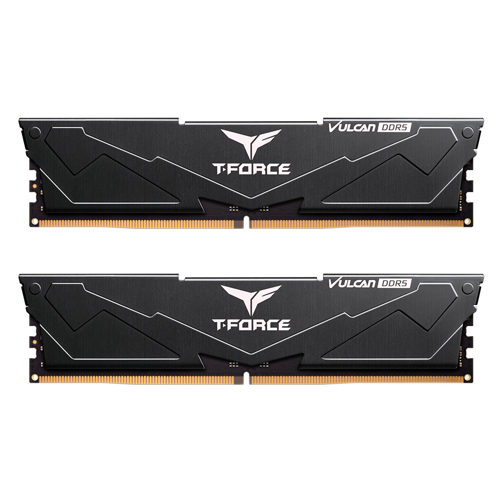 VULCAN DDR5 DESKTOP MEMORY BLACK 32GB(2x16GB) 6400MHz CL40 - TEAMGROUP