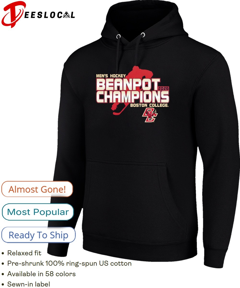 Boston College Eagles Men's Hockey 2026 Beanpot Champions Locker