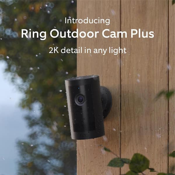 Ring Outdoor Cam Plus, Battery Security Camera with 2K Video, Low