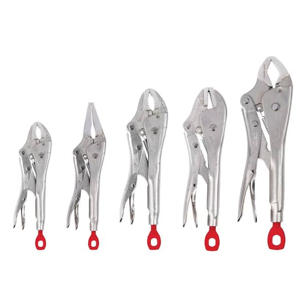 Milwaukee Torque Lock Locking Pliers Kit (5-Piece) 48-22-3695