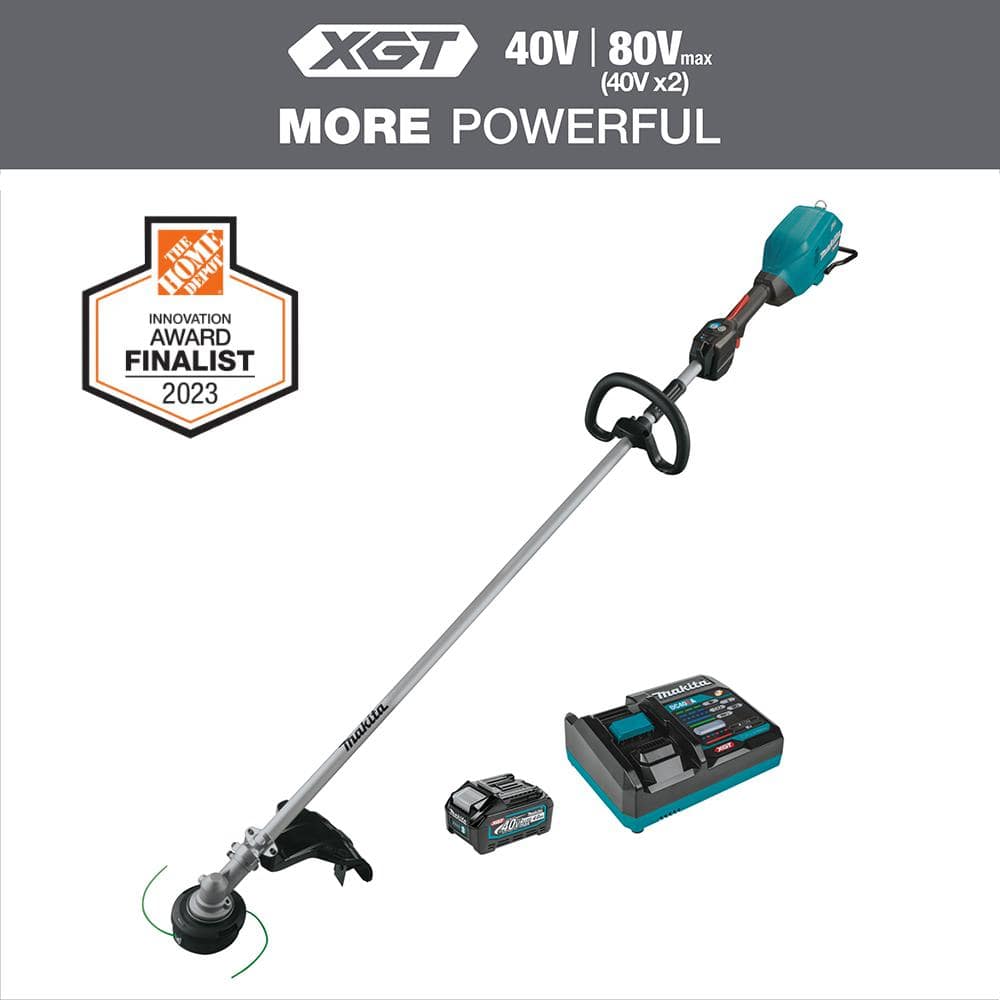 Makita XGT 40V max Brushless Cordless 17 in. String Trimmer Kit