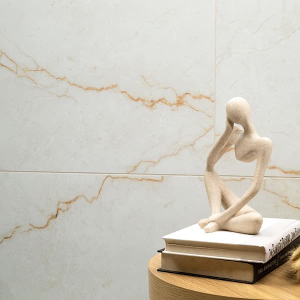 MSI Take Home Tile Sample - Amari Gold 4 in. x 4 in. Polished