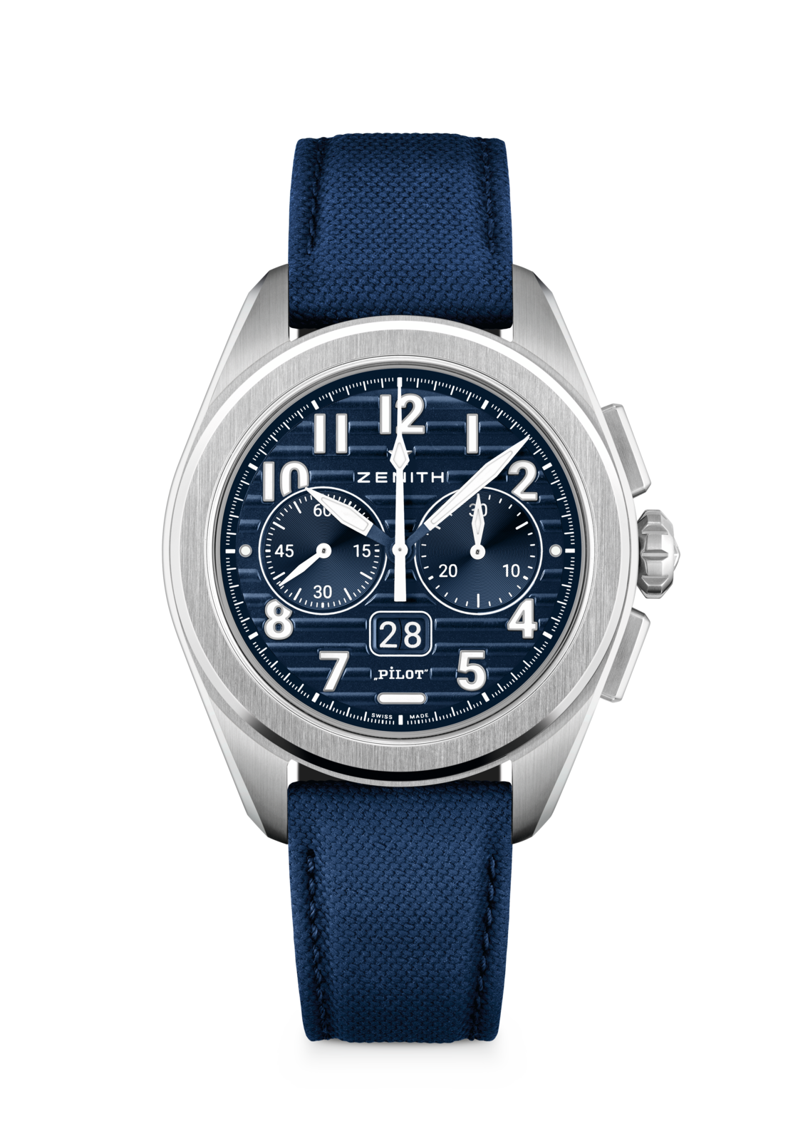 ZENITH PILOT BIG DATE FLYBACK - 42.50mm, Stainless steel