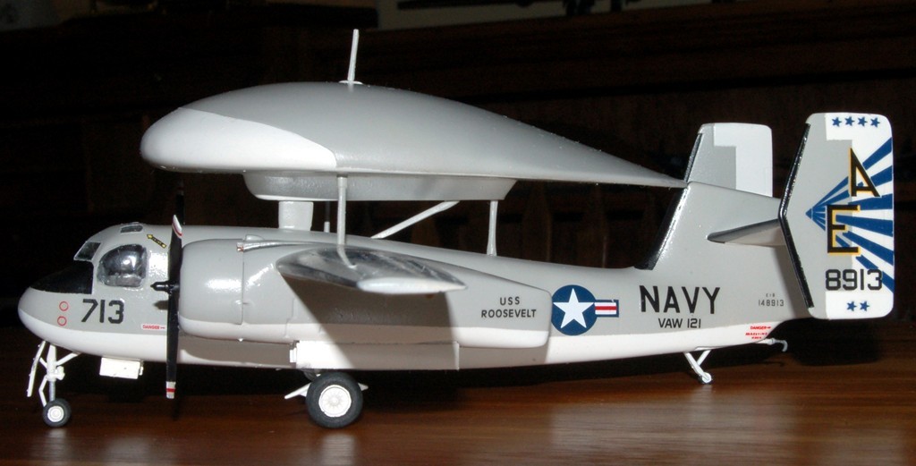 Mach 2: Grumman E-1B Tracer w/ a little help from Hasegawa 1/72