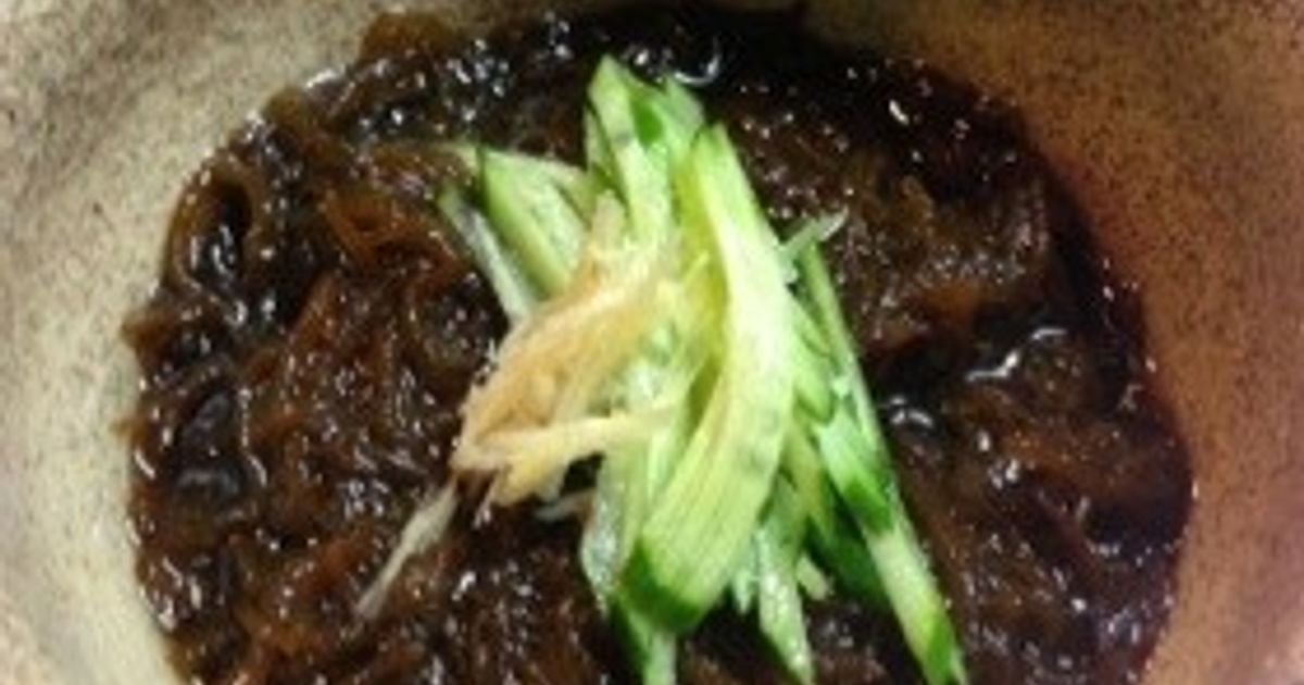 簡単ヘルシーもずく酢 by タプンタプン 【クックパッド】 簡単おいしい