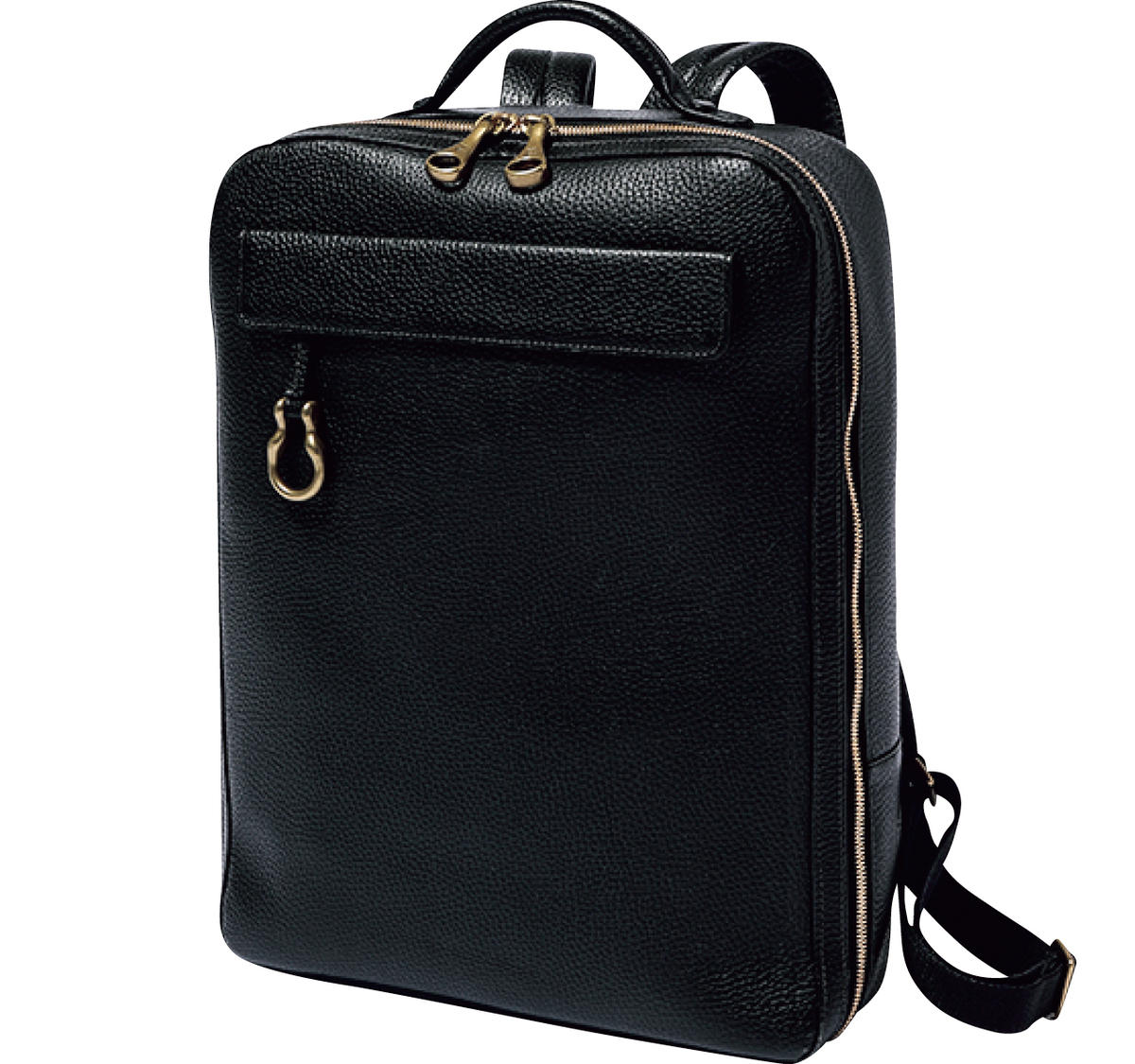 通勤リュック名品】『トフアンドロードストーン』の黒レザーリュックを