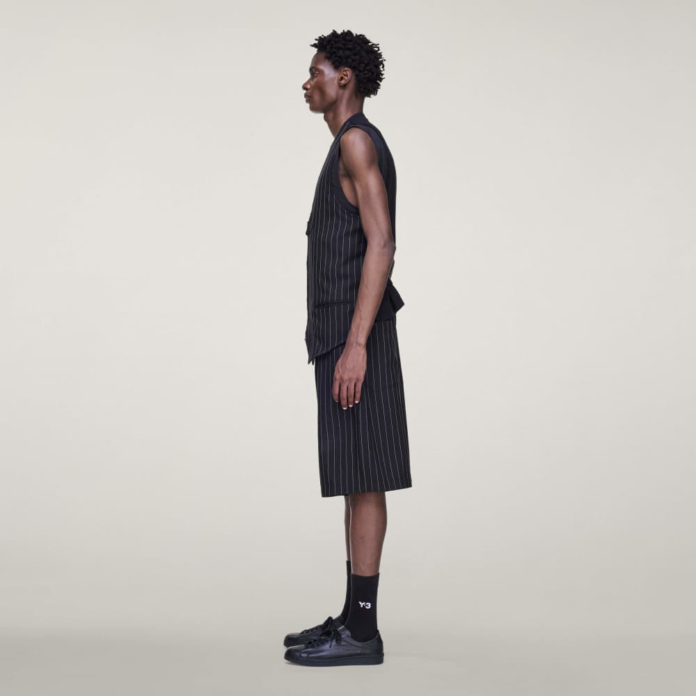Y-3 SPORT UNIFORM PINSTRIPE TAILORED VEST Y-3│Y-3 ワイスリー