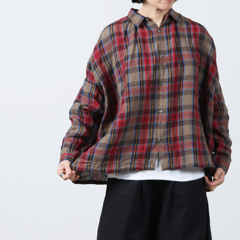 ICHI Antiquites (イチアンティークス) リネン タータンチェック