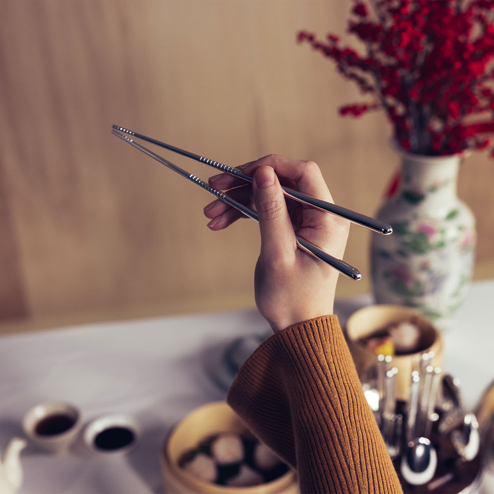 Silver-Plated Chopsticks
