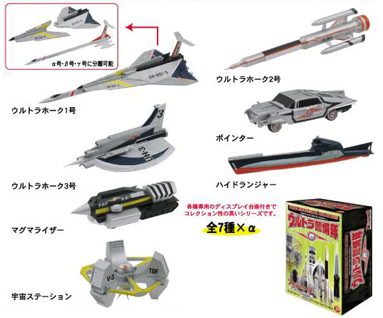 ウルトラメカニカルコレクション ウルトラ警備隊 BOX[プレックス