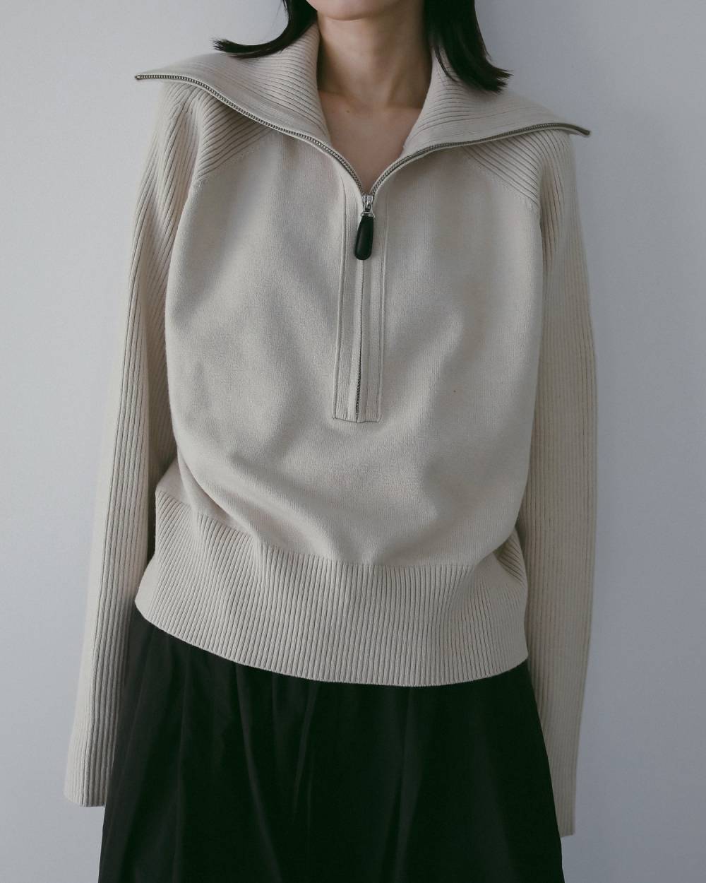 ànuke online store（アンヌーク） / Zip Rib KnitZip Rib Knit,ジップ
