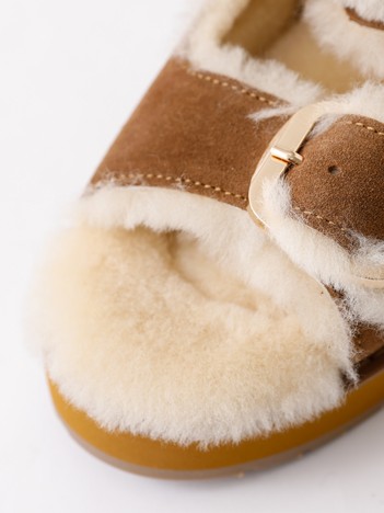 EMU Australia/エミュオーストラリア】ファーサンダル/サンダル/ファー