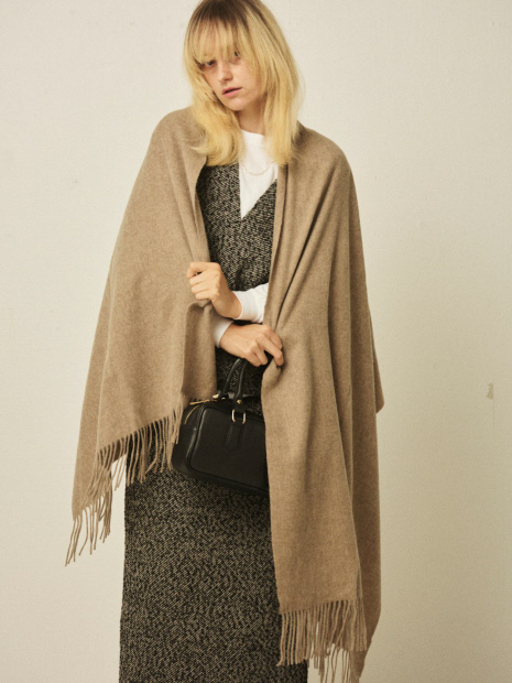 定番人気】【2025AW新作】【TWEEDMILL/ツイードミル】大判ストール無地