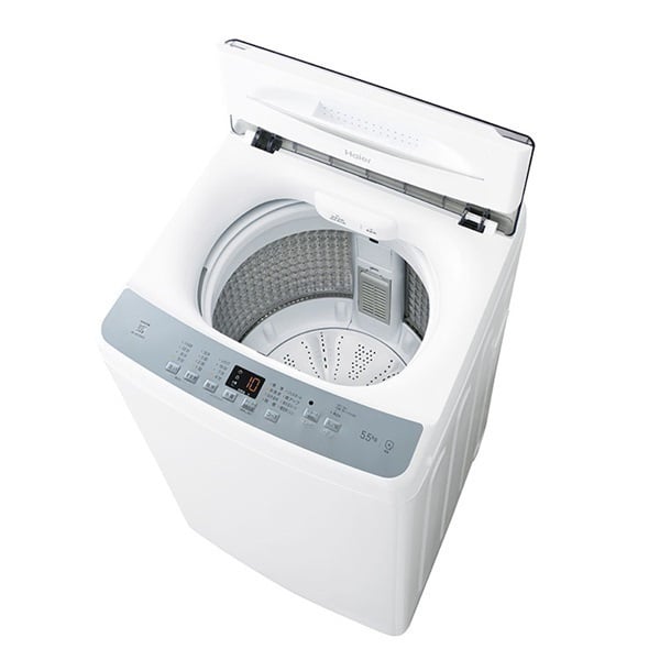ハイアール 5.5KG全自動洗濯機 JW-AE55B-S【標準配送料2000円＋標準