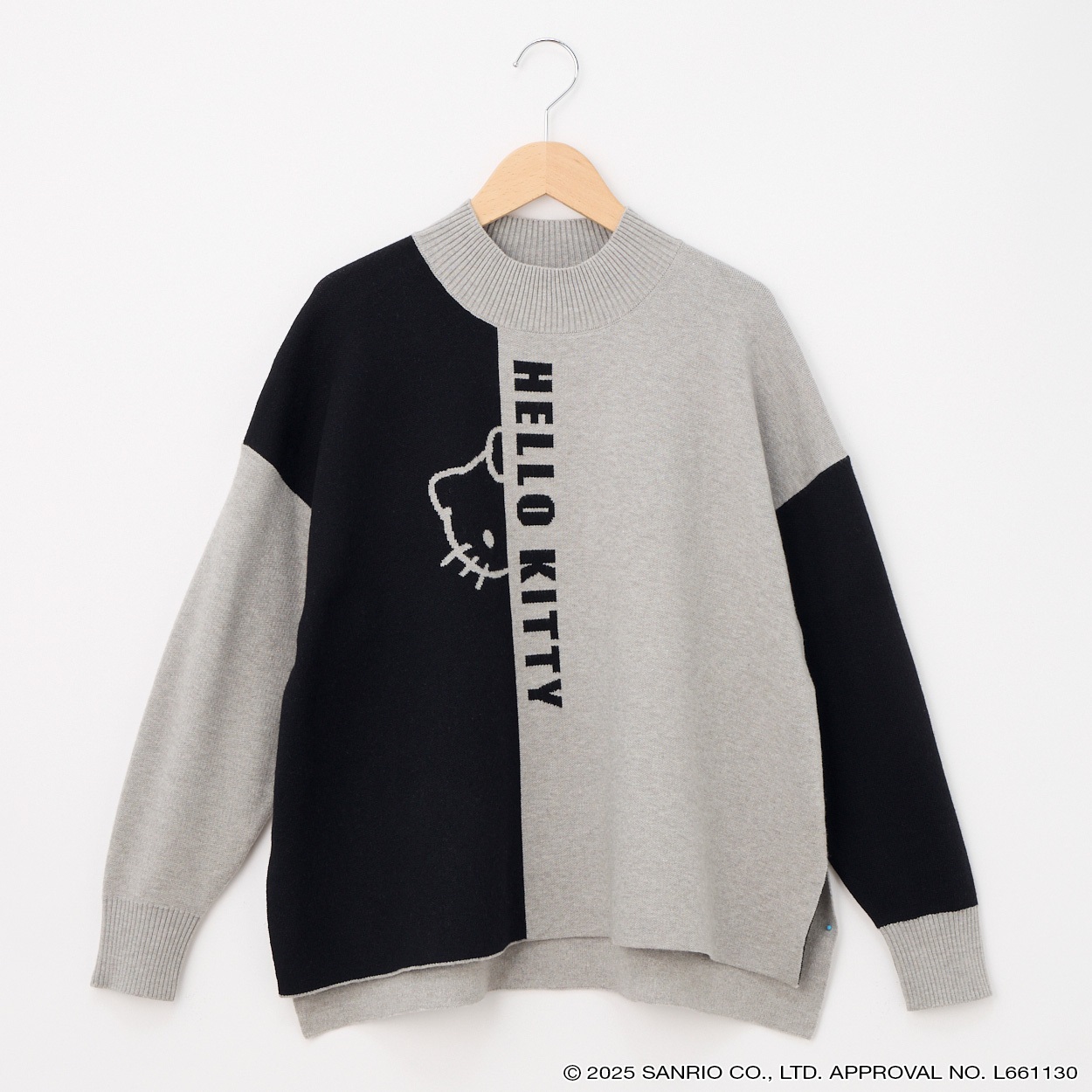 ハローキティ 配色ジャカードニットプルオーバー レディス CPT