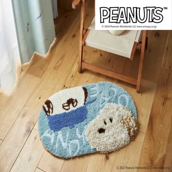 スミノエ スヌーピー ラグ マット アンディ＆オラフマット | イオン