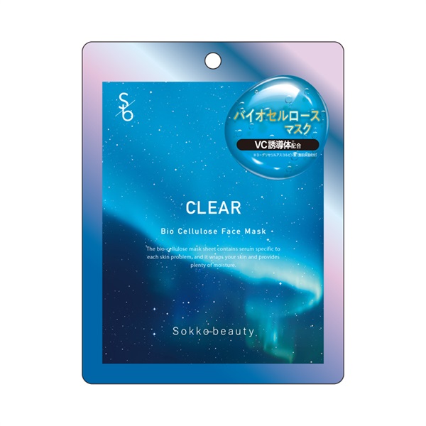 Sokko beautyソッコービューティー バイオセルロースマスク VC