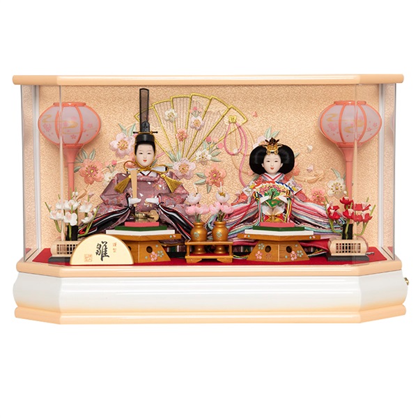 福仙 親王ケース飾り 「ひまり」R 4532365233053 ひな人形 雛人形 RKT