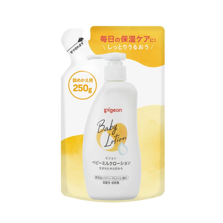 ピジョン ベビーミルクローション うるおいプラス 詰めかえ用 250g