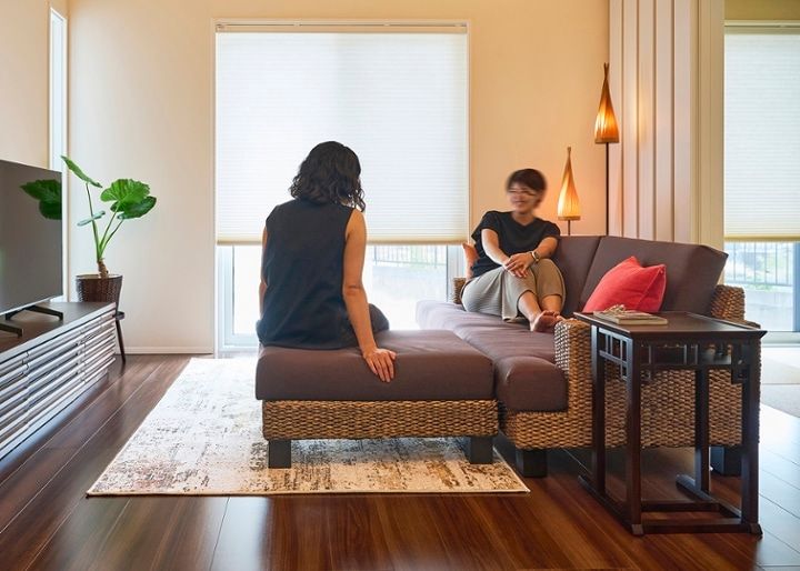 シン・ソファ オットマンv01 (ヒヤシンス) ～幅830mm・奥行600mm