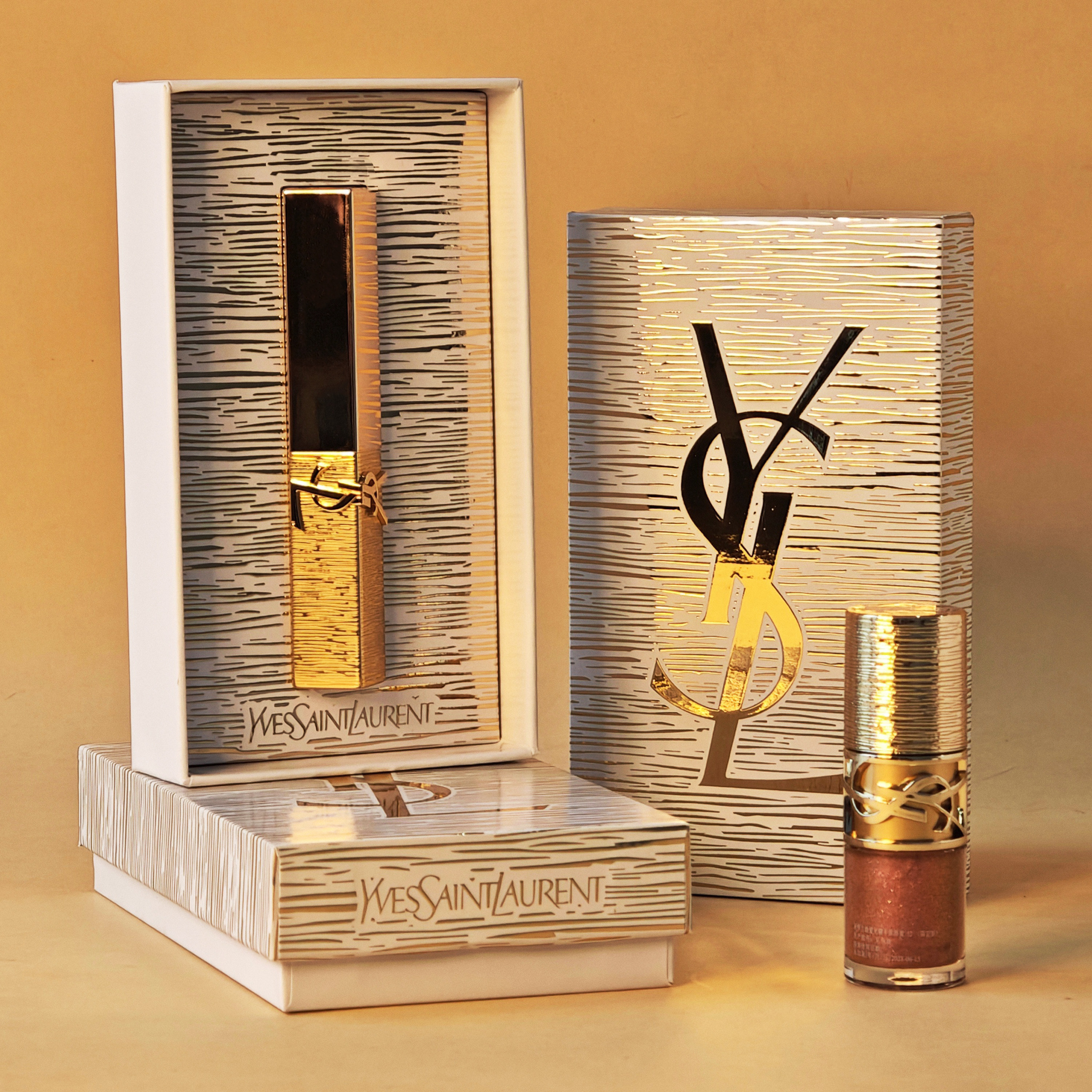 💖 专柜YSL情人节限定1988粉星辰唇釉眼影盘🌟-唇膏-淘宝好物网