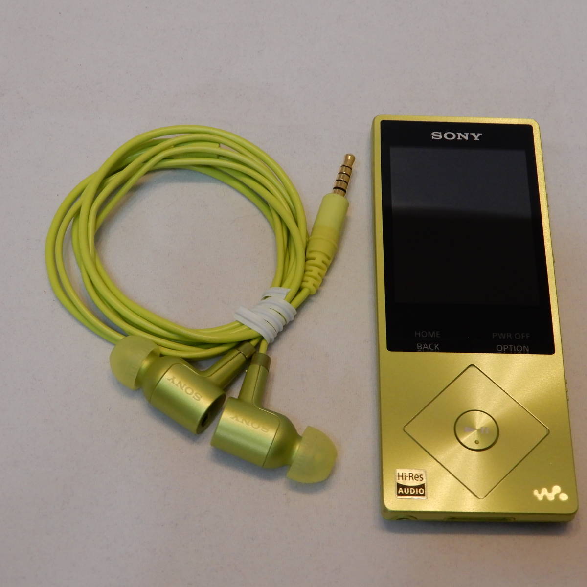 バッテリー良好】ソニー ウォークマン NW-A25 16GB ライムイエロー