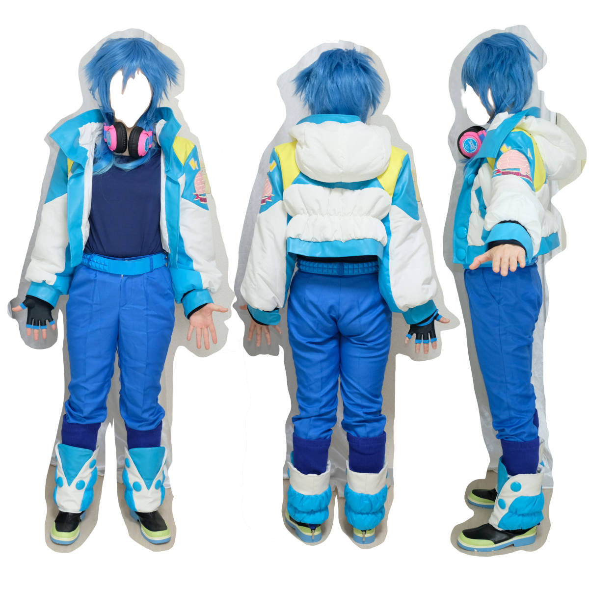 DRAMAtical Murder/瀬良垣蒼葉/コスプレ衣装一式/オールメイト蓮付き