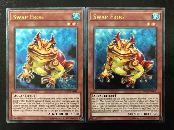 中古】遊戯王 英語版 EU版 鬼ガエル レリーフ 2枚セットの落札情報詳細