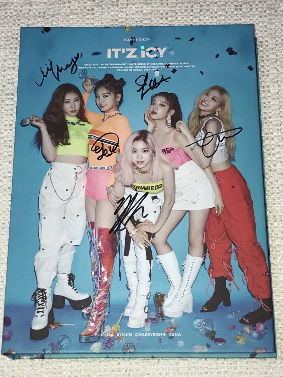 ITZY ユナ 直筆サイン入り ヨントン チェキ BORN TO BE ITZY ユナ 直筆