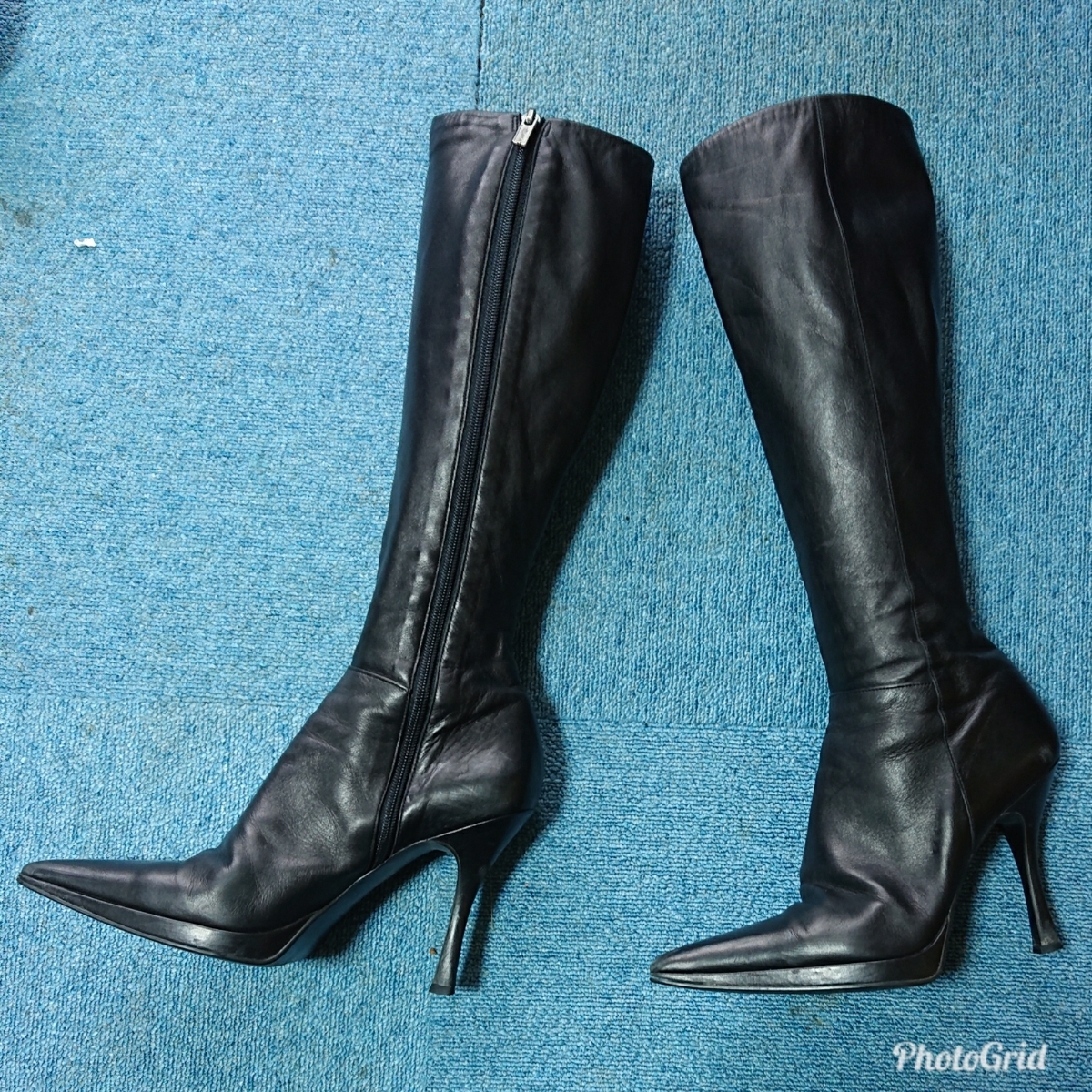 ダイアナ ニーハイブーツ 24.5 ダイアナ DIANA ロングブーツ 暗く 訳有